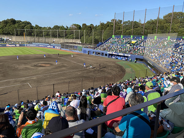 鎌ケ谷スタジアム大盛況